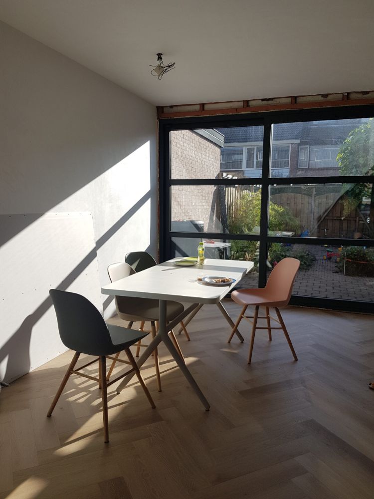 WARP Systems eengezinswoning SpeeTile systeem met afwerkvloer