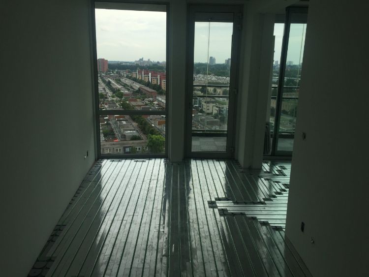 Vloerverwarming in appartement