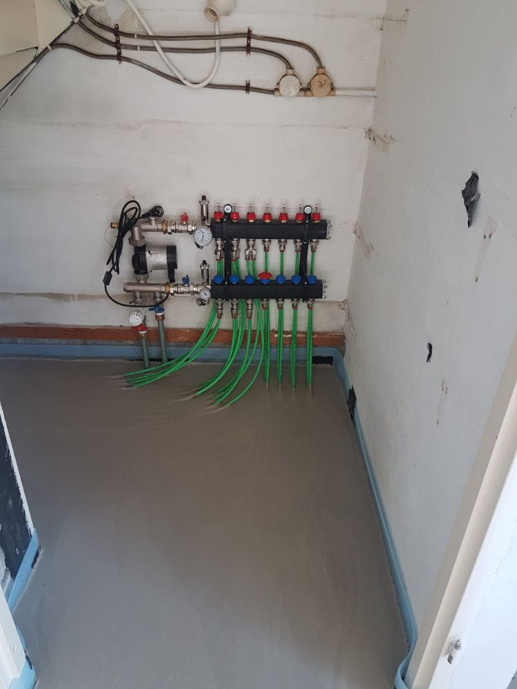 WARP Systems eengezinswoning SpeeTile systeem verdeler