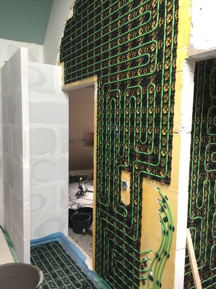 Wand en vloerverwarming door WARP Systems