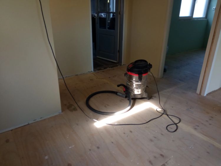 WARP Systems vrijstaande woning SpeeTherm Systeem op houten ondervloer