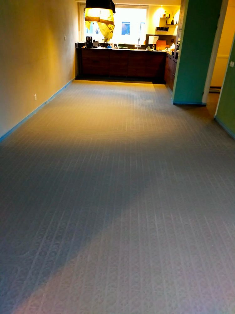 WARP Systems tussenwoning SpeeTile Systeem na installatie