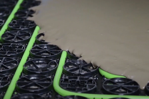 SpeeTile met deels vulmassa