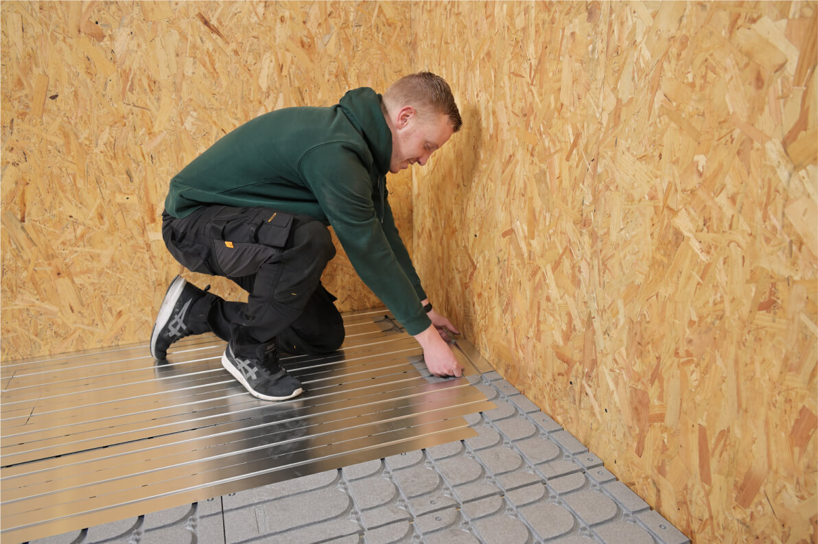 Vloerverwarming van WARP Systems