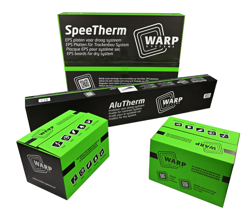 WARP Systems verpakkingen