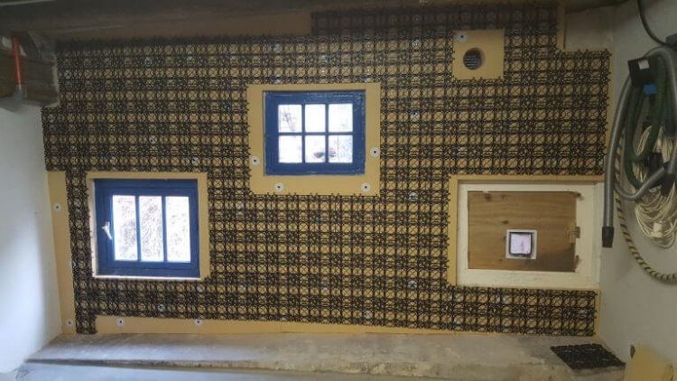 Wandverwarming zonder WARP buizen