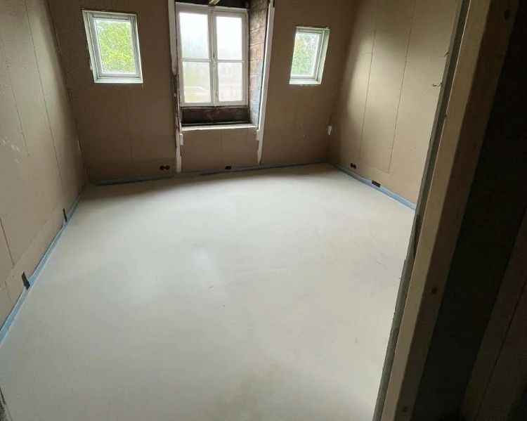 WARP Systems maisonettewoning SpeeTile systeem vulmassa