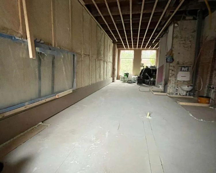 WARP Systems maisonettewoning SpeeTile systeem voor installatie