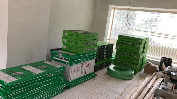 WARP Systems rijtjeswoning SpeeTherm Systeem materialen