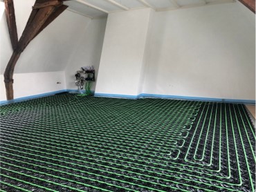 Vloerverwarming door WARP Systems