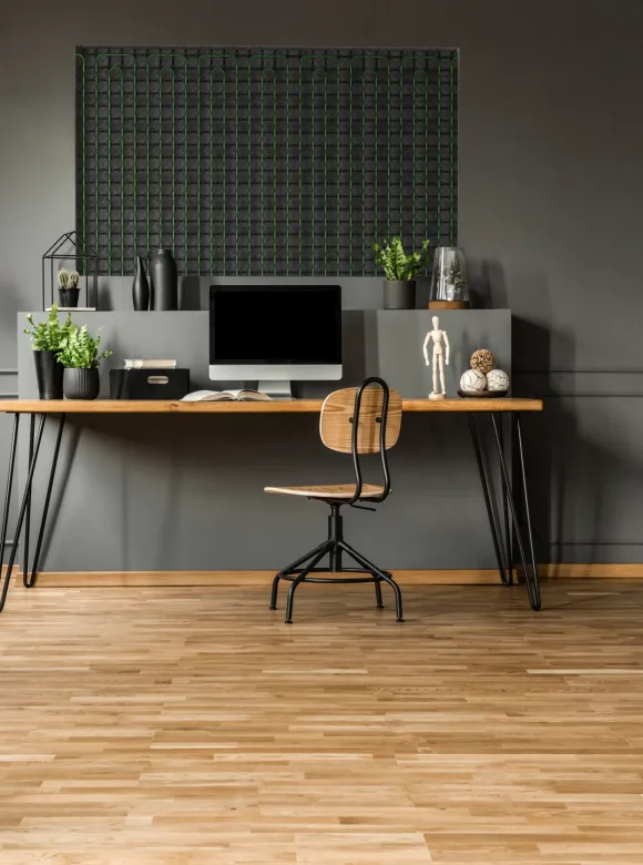 Thuiskantoor wandverwarming