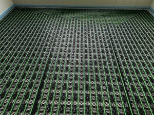 Vloerverwarming op houten ondervloer