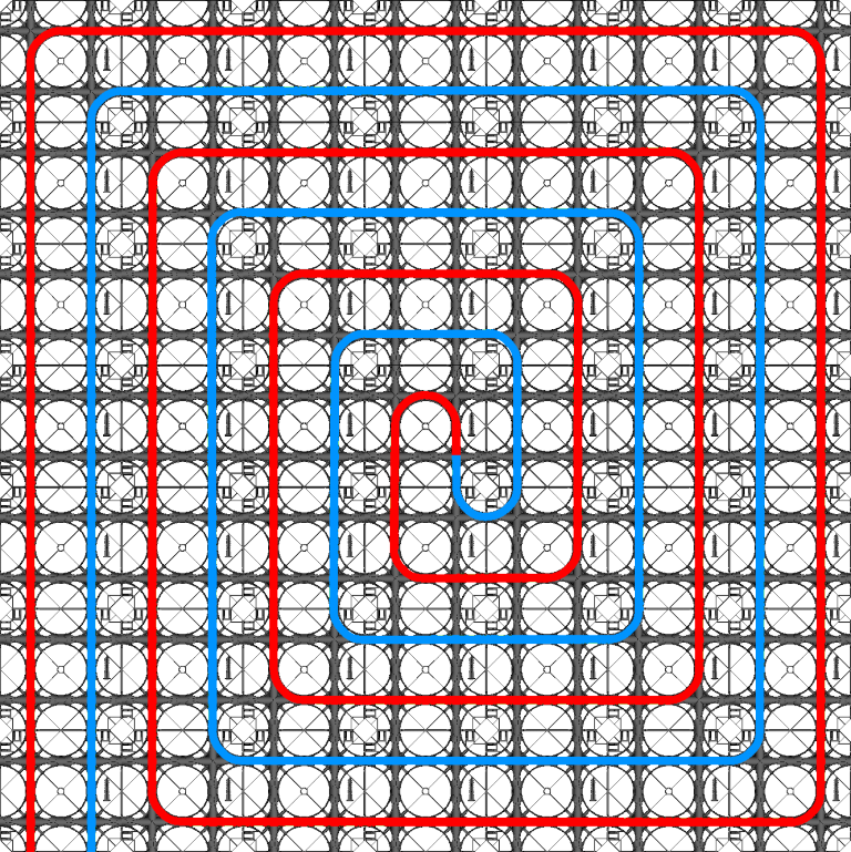 Legpatroon slakkenhuis