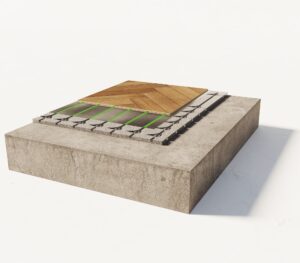 SpeeTherm15 op betonnen ondergrond