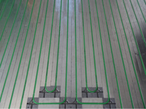 Vloerverwarming op houten vloer