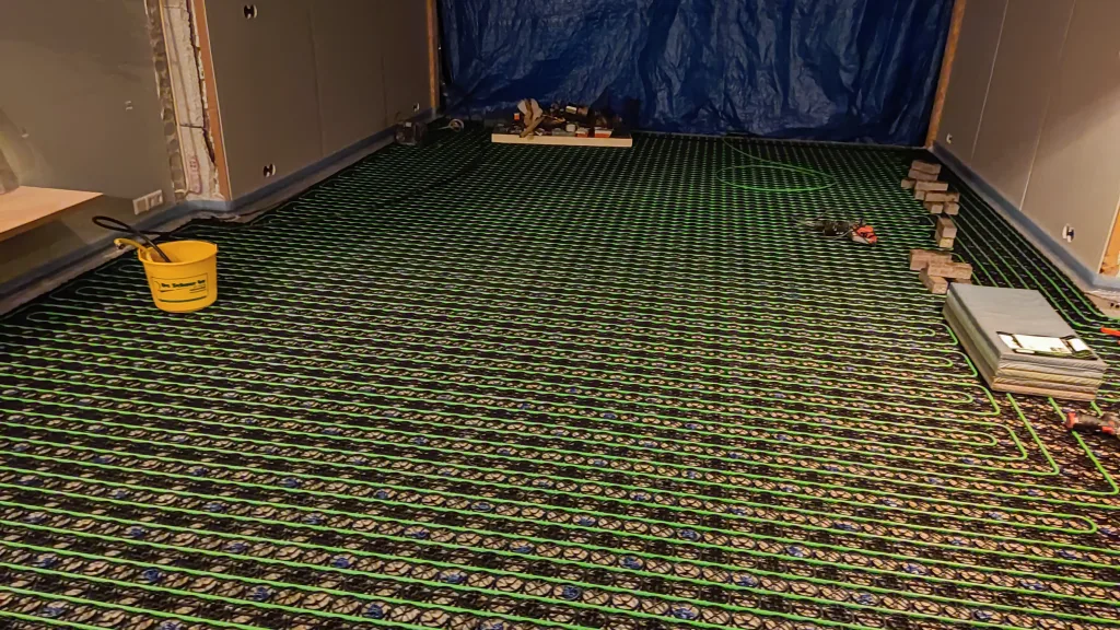 WARP Systems woonkamer installatie SpeeTile