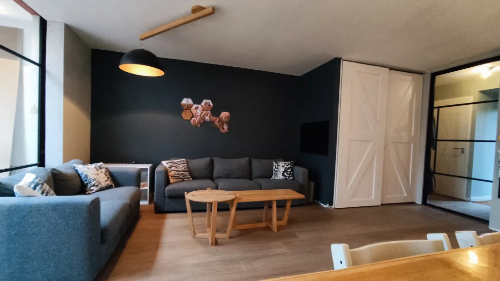 WARP Systems woonkamer na installatie SpeeTile10