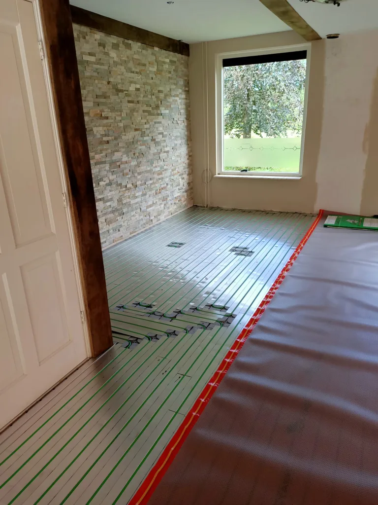 WARP Systems SpeeTherm eengezinswoning met heatfoil