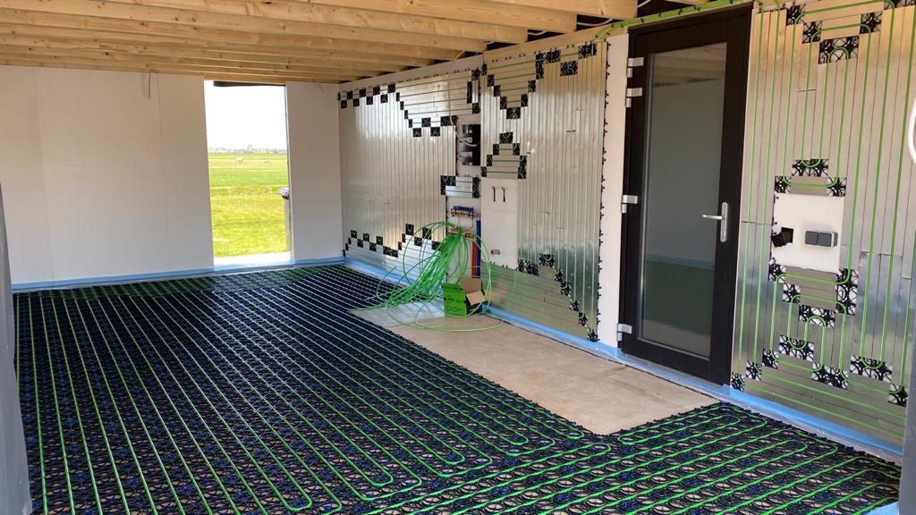 Wand en vloerverwarming van WARP Systems