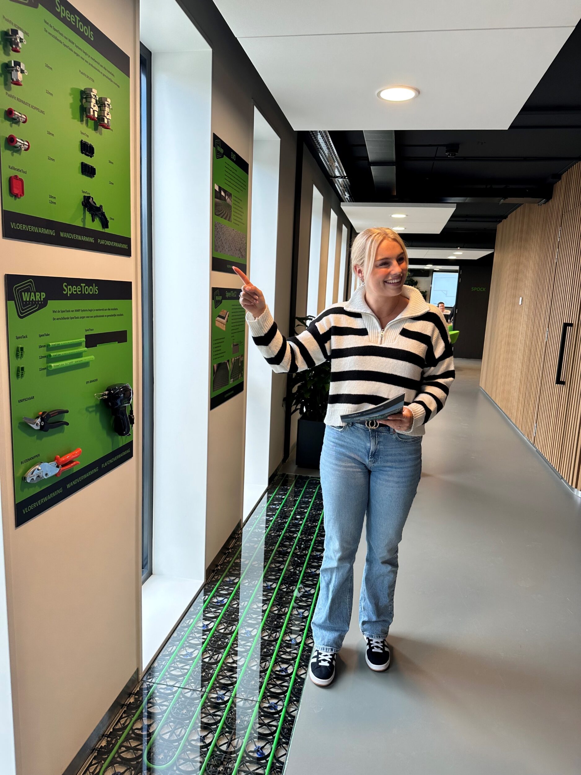 WARP Systems showroom wijzen