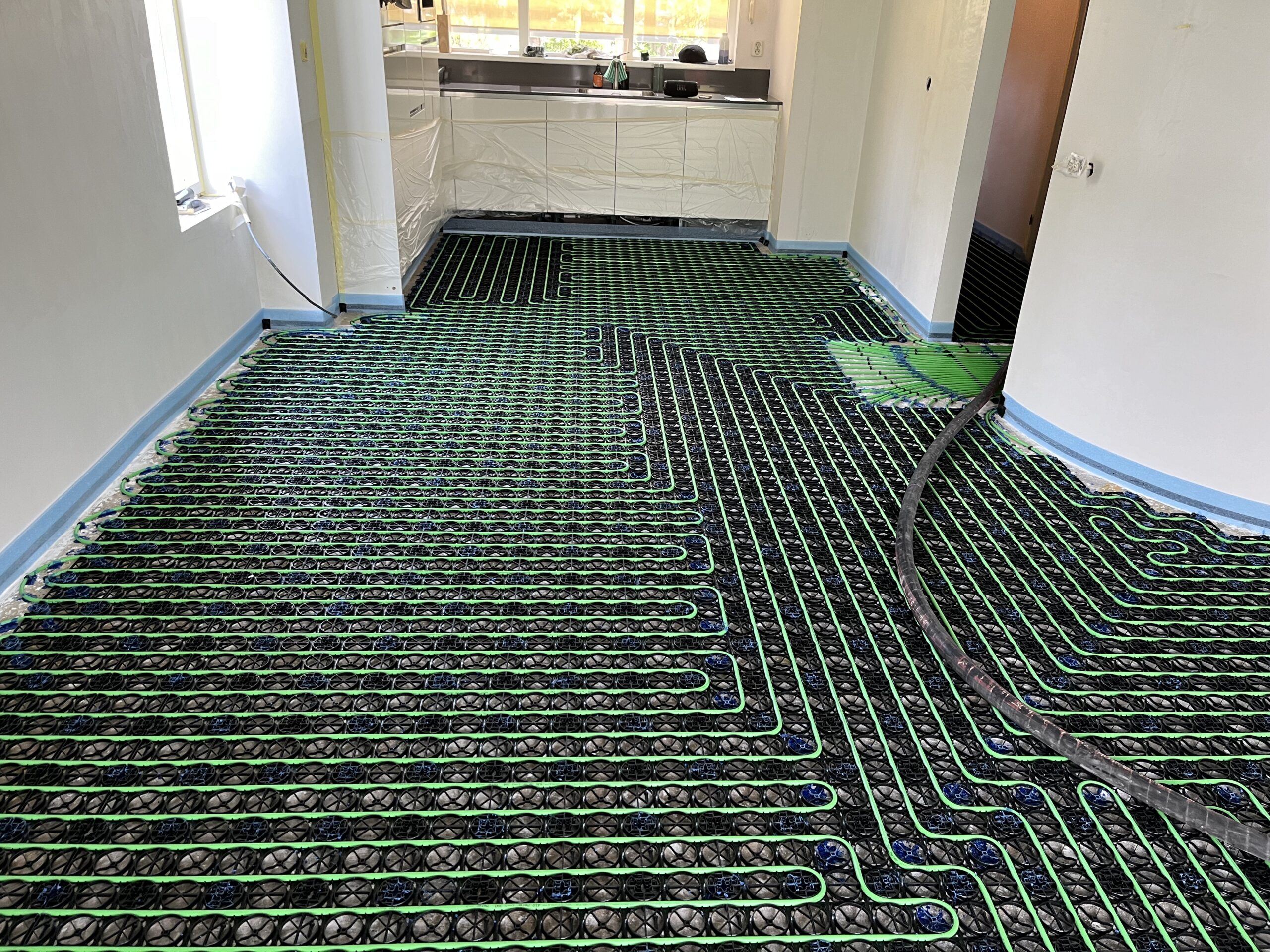 keuken vloerverwarming